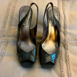 Steve Madden P-Starr Grey Pat Size 10